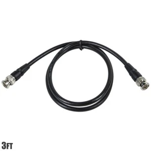 3FT BNC Male to Male RG59U Connector Coax Coaxial Cable For CCTV Video Camera - Picture 1 of 2