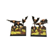VAMPIRE COUNTS 2 bat swarms #1 Warhammer Fantasy Sigmar METAL WELL PAINTED