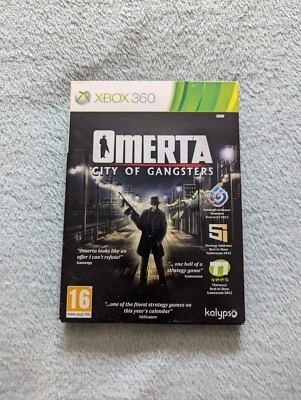 Omerta: City of Gangsters Xbox 360 - Rare Cardboard Sleeve Edition - Complete  - Image 1 of 4