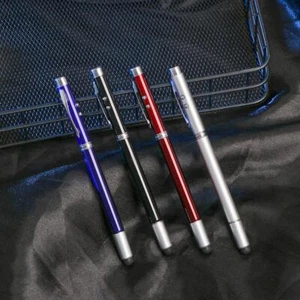 Writing Pen 6-in-1 Stylus Pencil Powerful Laser Pointer Remote RED Laser Pen - Zdjęcie 1 z 16