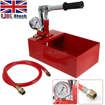 VICHIRSKIT 25KG Water Pipe Line Leakage Tester Alu Pressure Test Pump Heating System 25 Bar