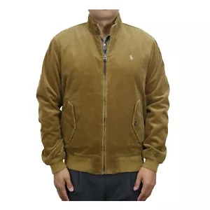 Polo Ralph Lauren Cordón Pana Cremallera Completa Chaqueta Cortavientos con Poni - Marrón - Imagen 1 de 9