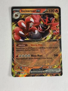 Pokemon TCG Temporal Forces Incineroar EX 034/162 Near Mint - Picture 1 of 3