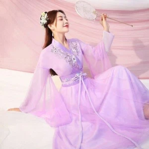 Women Chinese Style Hanfu Traditional Dance Costume Princess Oriental Dresses - Picture 1 of 27