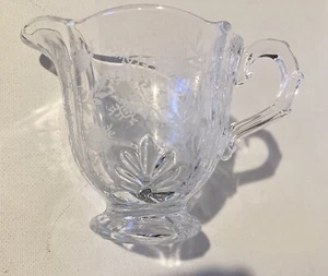 Fostoria Chintz Etched Baroque Footed Creamer - Picture 1 of 3
