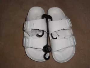 NEW, LADIES SOLE MATES RUBBER LIGHTWEIGHT SANDALS, WHITE, SIZE 8 - Picture 1 of 3
