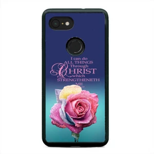Christian Bible Verse Rose Jesus Phone Case Cover For Google Pixel 3 3XL 2XL - Picture 1 of 5
