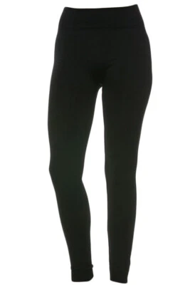 Women's Fleece Solid Colors Winter Thick Warm Basic Stretchy Leggings - Image 1 of 4