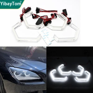 Bright M4 Style LED Angel Eyes rings For BMW 6 Series F12 F13 F06 M6 2012-2015 - Picture 1 of 12