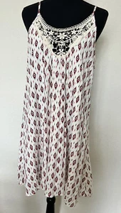 Liberty Love Ivory Ikat Dress Large - Picture 1 of 7