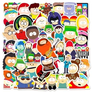 South Park Themed 50 Stickers Skateboard Laptop Car Phone Decal Stickerbomb NEW - Picture 1 of 10