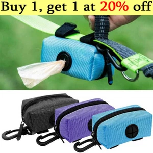 Dispensador para mascotas cachorros residuos perro caca bolsas de recogida soporte para caca de viaje bolsa de gancho - Imagen 1 de 14