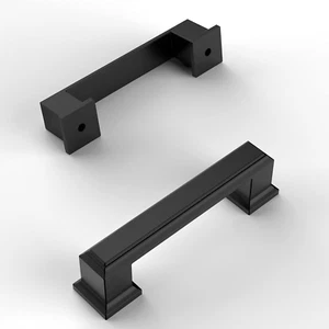 10 Pack Matte Black Cabinet Pulls 3 Inch(76Mm) Hole Center Cabinet Hardware - Picture 1 of 11