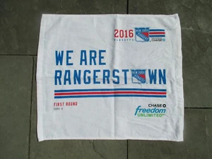 2016 New York Rangers "We Are Rangerstown" - Playoffs Towel - Round 1 / Game 4 - Picture 1 of 1