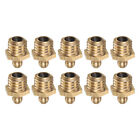 10pcs Brass Straight Hydraulic Grease Fitting M12x1.75 Thread