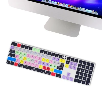 XSKN Premiere Pro Keyboard Cover for 2024 Magic Keyboard and Numeric A3119 M4 - Image 1 of 4