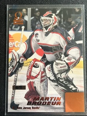 1999-00 Pacific Omega Martin Brodeur #133 Copper Variation #48/99 SP Devils - Image 1 of 2