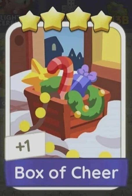 1x Box of Cheer- 🎲 Monopoly Go Digital Sticker TRADE CARD - Image 1 of 1