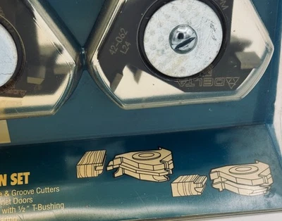 Delta 42-001 Cope & Pattern SET Shaper cutter 3 alas hecho en Alemania Foto 1 de 4