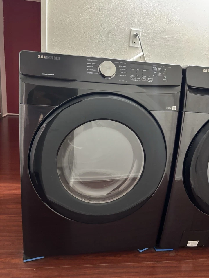 Samsung Front Load Washer & Dryer Set – Black – Great Condition – Local Pickup - Image 1 of 4