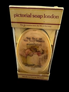 Vintage Beatrix Potter Peter Rabbit Tiggy Winkle Pictorial Soap Boxed - Picture 1 of 6