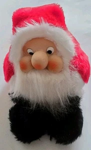 Vintage Plüsch 1982 Rennoc Santakins Weihnachtsmann Puppe Plüsch 12 Zoll Weihnachten Stofftier  - Bild 1 von 5