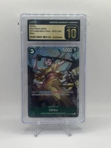 Okiku (CS 2023 Celebration Pack) OP01-035 One Piece Promo Card CGC Pristine 10 - Picture 1 of 1