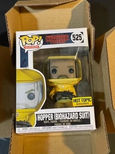 Funko POP Stranger Things #525 Hopper Biohazard Suit Hot Topic Exclusive Mint - Picture 1 of 2