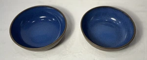 2 Vintage Heath Ceramics 6½" Moonstone & Nutmeg Coupe Soup Cereal Bowls No. 125 - Picture 1 of 4