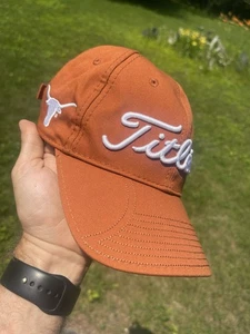 Nice Titleist University Of Texas UT Longhorns Orange Golf Hat New Era - Picture 1 of 6