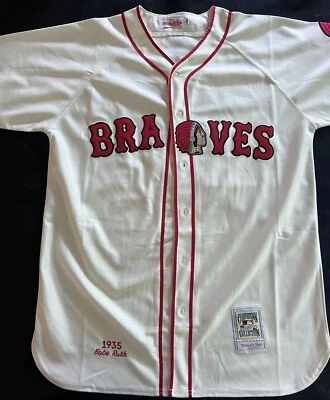Camiseta Mitchell & Ness Boston Braves Babe Ruth cosida #3 - talla 52 - con etiquetas Foto 1 de 4