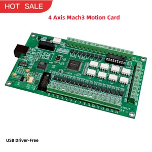 4 Axis Mach3 Motion Card Controller CNC Breakout Board USB Driver-Free AKZ250(B) - Picture 1 of 2