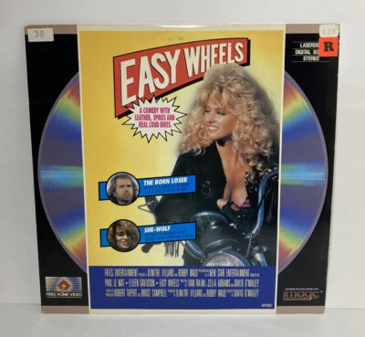 Easy Wheels Laserdisc Movie Paul Lemat Eileen Davidson The Born Loser She-Wolf - Image 1 of 4