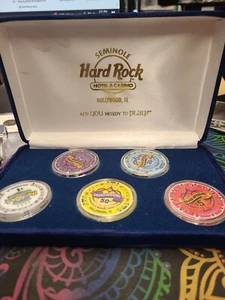 Seminole Hard Rock Casino Tampa Florida Grand Opening Set of Chips - Picture 1 of 4