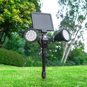 Solar Lawn Lamp Wall Light Outdoor Garden Motion Sensor Lights Waterproof R2C7 - Picture 1 of 12