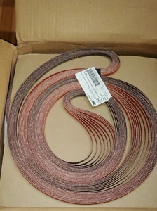 (10 Pack) 3M 3/8” x 118” 777F 40 Grit Ceramic Sanding Grinding Belt - Picture 1 of 4