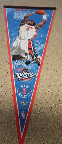 Ben Wallace Detroit Pistons Wall Pennant Cover