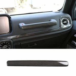Carbon Fiber Console Co-Pilot Strip Cover Trim For Benz G-Class G500 G63 2019-21 - Picture 1 of 8
