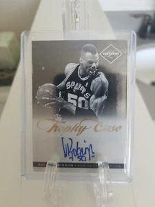 DAVID ROBINSON 2011-12 PANINI LIMITED TROPHY CASE CERTIFIED AUTOGRAPH#11/25 - Picture 1 of 4