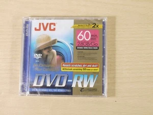 Videocámara JVC DVD-RW 60 min 2,8 GB mini DVD cámara práctica doble cara VD-W28DU - Imagen 1 de 2