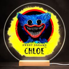 Huggy Wuggy Sweet Dreams Colourful Round Personalised Gift LED Lamp Night Light