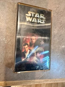 Star Wars The Phantom Menace (VHS, 2000) Holographic Case-Brand New - Picture 1 of 4