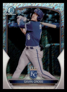 2023 Bowman Chrome Prospects Shimmer Refractors #BCP160 Gavin Cross - Picture 1 of 2