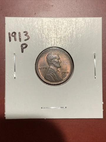 1913-P Lincoln Wheat Cent - Brilliant Uncirculated RB - *Nice* Cover
