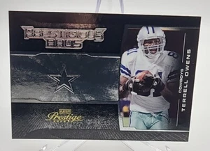 2008 Prestige Prestigious Pros Black Serial #'d/500 Terrell Owens #PPR-42 HOF - Picture 1 of 2
