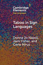 Taboo IN Zeichen Sprachen (Elemente Sprachen) Von Napoli, Donna Jo , Neu Bo