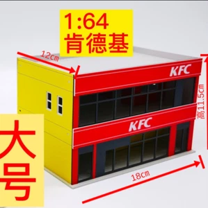 Diorama 1/64 Building Model Railway Layout Scene Display Architectural Model Toy - Picture 1 of 15