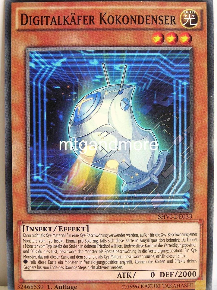 Yu-Gi-Oh - 3x Digitalkäfer Kokondenser - SHVI - Shining Victories - Bild 1 von 1