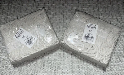 Rubbermaid Commercial Value PRO #16, 2 mop heads, Cut-End Cotton Wet Mop Head - Image 1 of 4