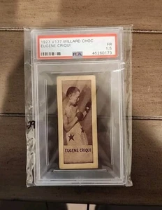 1923 Willards Chocolates V137 Eugene Criqui PSA 1.5 Rare! - Picture 1 of 2